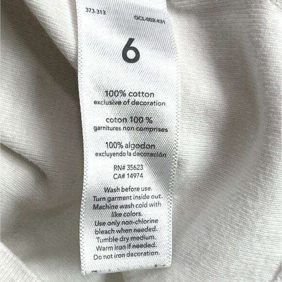 Carters & DKNY Girls Long-Sleeve Shirts Size 6 Cotton Blend Graphic Tops Set Of - Picture 7 of 11